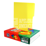 FOLDER T. CARTA FOSFORESCENTE AMARILLO C/U